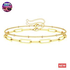 Adjustable Layered Beads Bracelet Evil Eye Pearl Bar Turtle Chain Minimal Chic